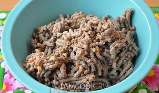 блины с куриной печенью и кабачком