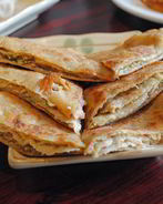 Блины с курицей и сыром