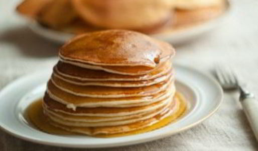 блины с медом