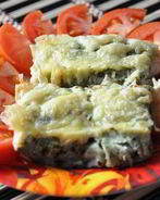 Блины с начинкой из шампиньонов