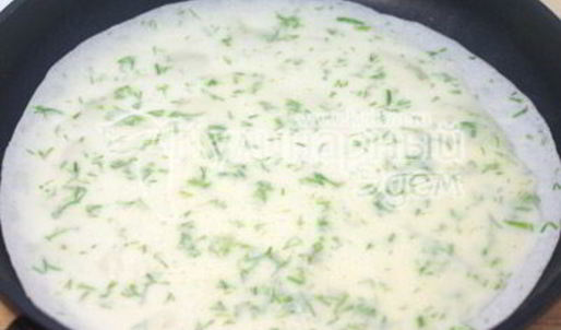 блины с овощной начинкой