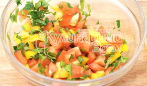 блины с овощной начинкой