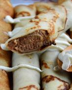 Блины с паштетом