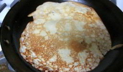 блины с семгой и сливочным сыром