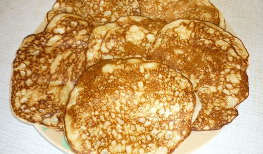 блины сдобные пшеничные