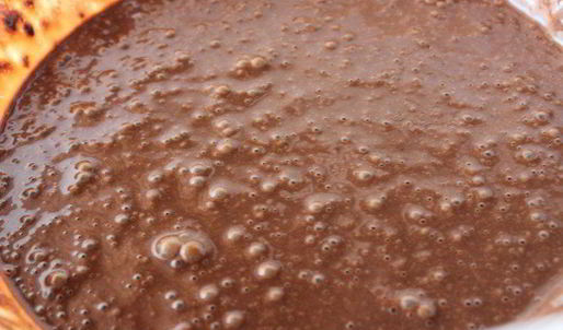 блины шоколад на кипятке