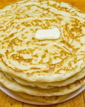 Блины толстые на молоке