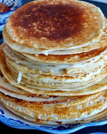 Рецепт быстрых пышных блинов