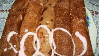 Блины с бананом