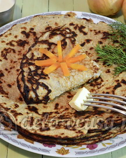 Рецепт луковых блинов