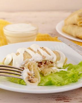 Налистники с мясом