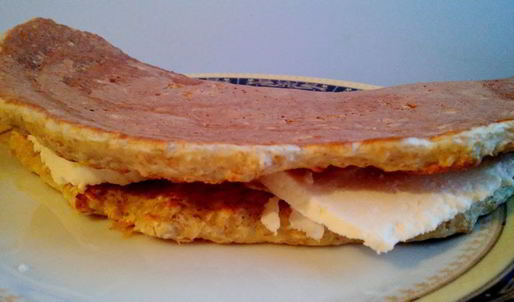 овсяноблин с адыгейским сыром