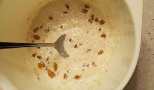 овсяноблин с изюмом