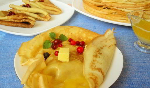 сливочные блинчики