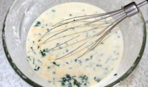 сырные блинчики с петрушкой