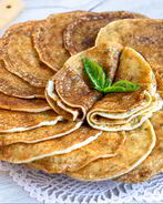 Творожные блины с зеленью