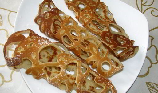 украинские кружевные блинчики