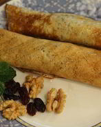 Венгерские маковые блины с изюмом и грецкими орехами