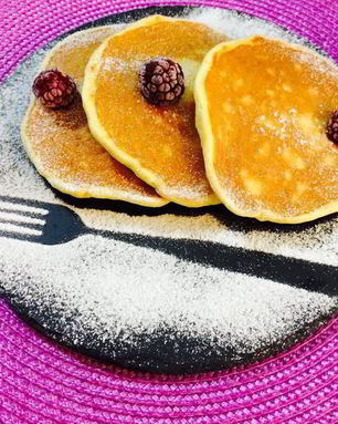 Воздушные творожно-апельсиновые панкейки