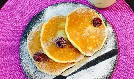 воздушные творожно-апельсиновые панкейки