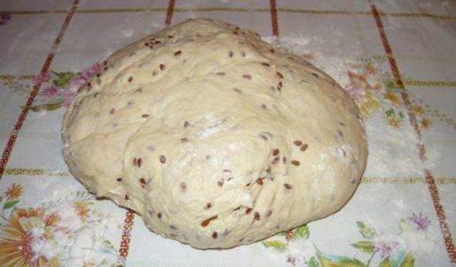 булочки горчичные с льняными семечками