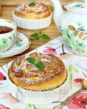 Булочки с лимонной начинкой