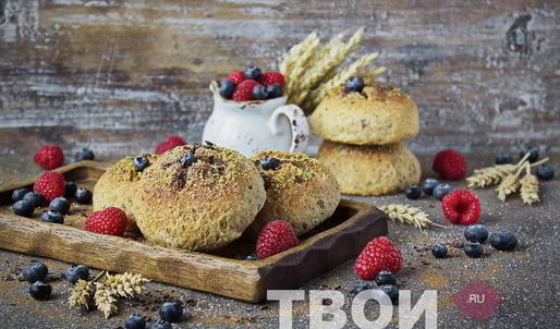 булочки с шоколадом