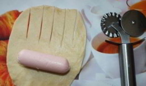 булочки с сосисками