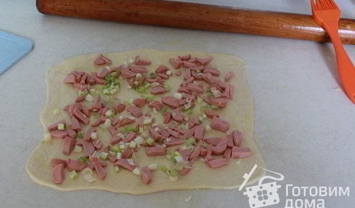 булочки с сосиской