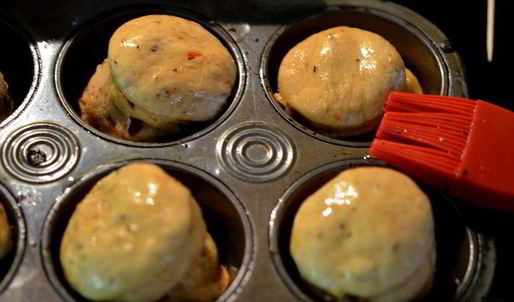 булочки с вялеными томатами