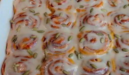 булочки синабон с тыквой