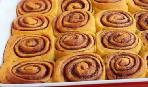 булочки синабон с тыквой