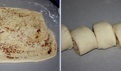булочки-улитки с корицей и грецким орехом