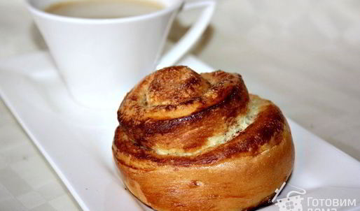 булочки-улитки с корицей и грецким орехом