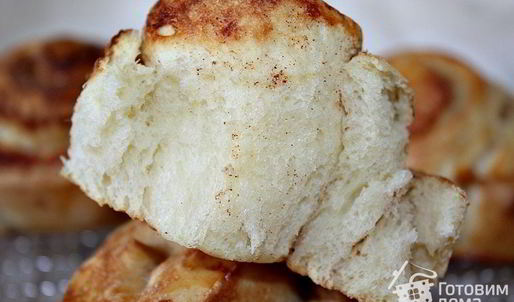 булочки-улитки с корицей и грецким орехом