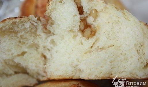 булочки-улитки с корицей и грецким орехом