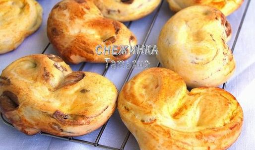 булочки ягодно-апельсиновое сердце