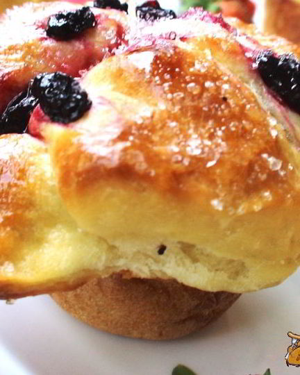 Рецепт булочек ягодных фонтанчики