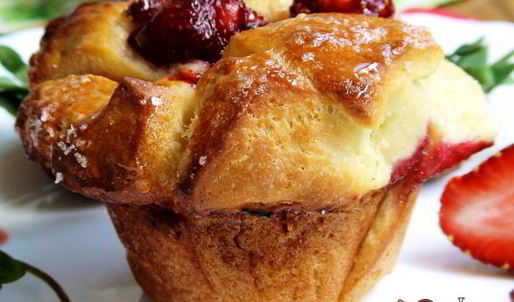 булочки ягодные фонтанчики