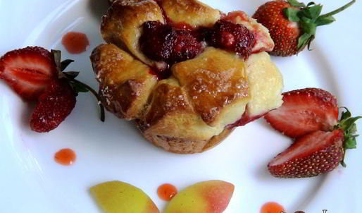 булочки ягодные фонтанчики