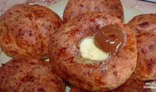 быстрые творожные булочки