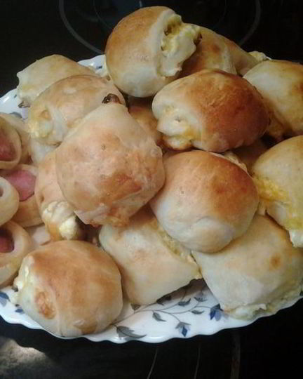 Рецепт кефирных булочек с брынзой