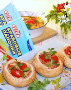 Хрустящие булочки с яйцом и крабовыми палочками