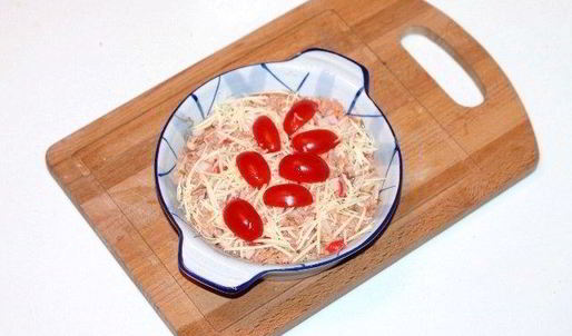 хрустящие булочки с яйцом и крабовыми палочками