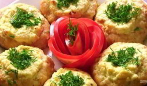 мясные ватрушки с творогом