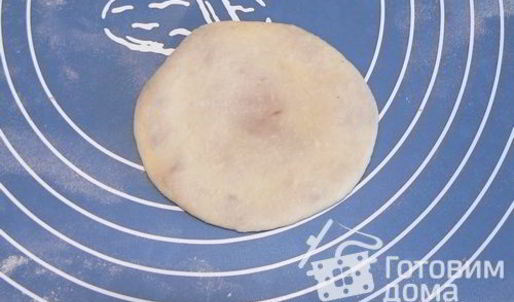 плюшки цветы из двойного теста