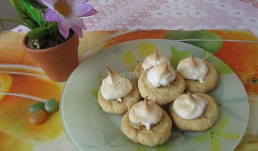 птифуры ватрушки с белковым кремом