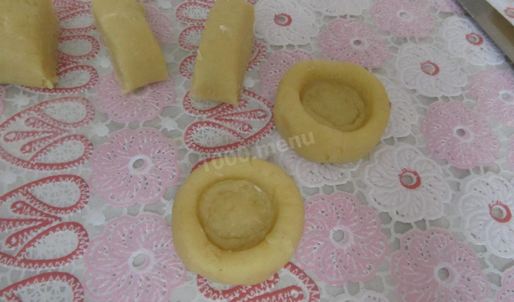 птифуры ватрушки с белковым кремом