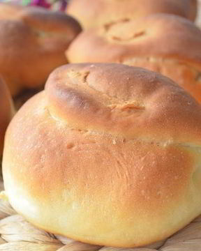 Сдобные булочки-лепестки