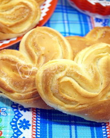 Рецепт сдобных булочек плюшки